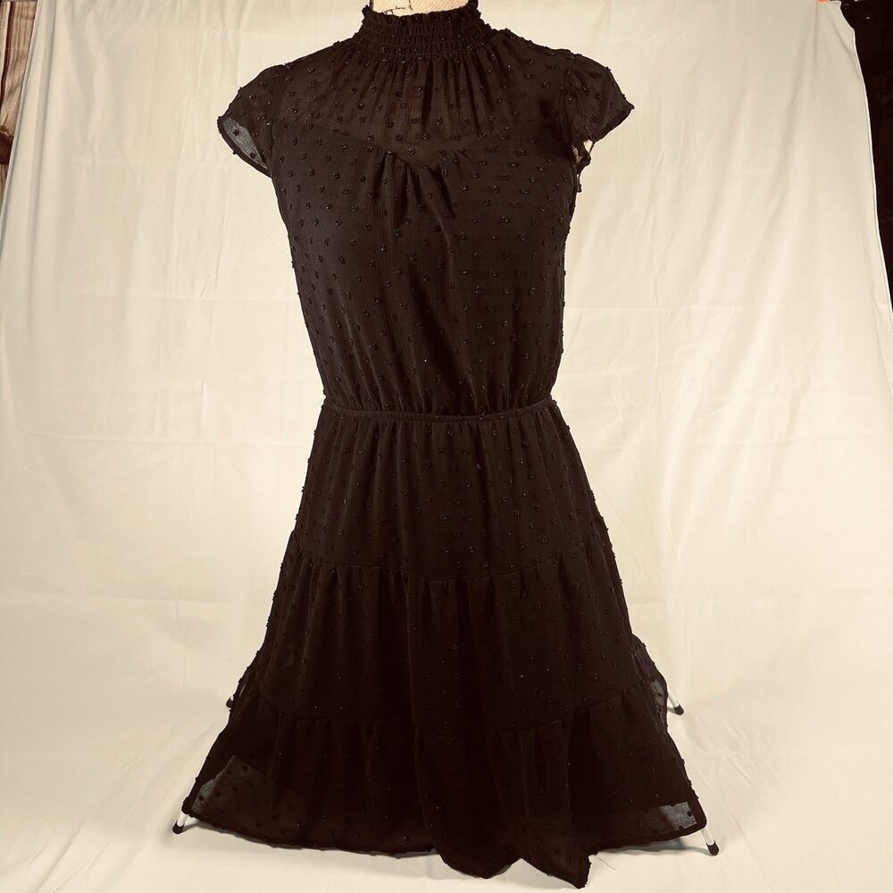 Monteau Los Angeles Dress Black A-line Dress